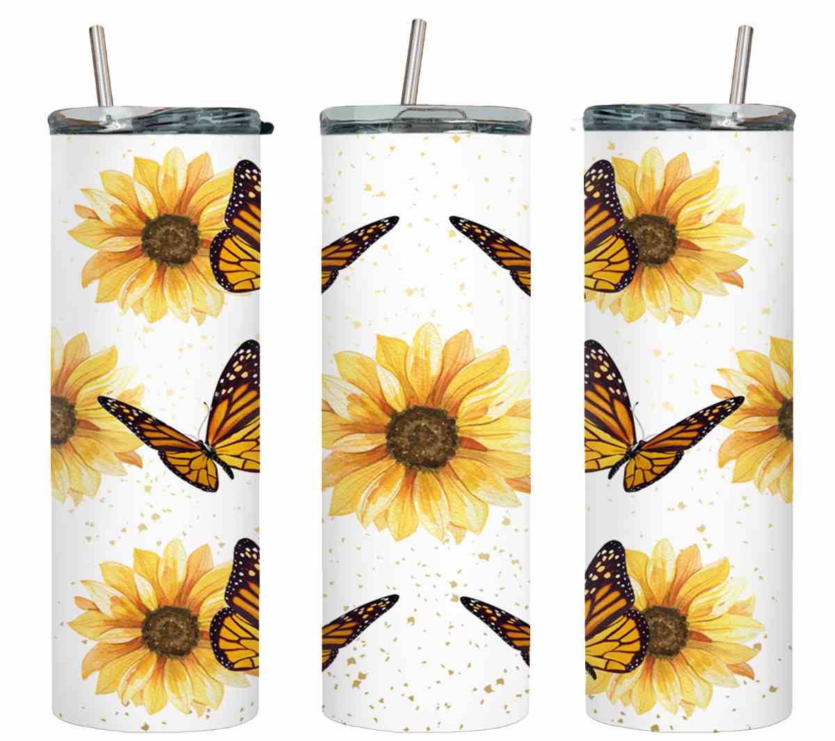 Butterfly Sunflower-8338